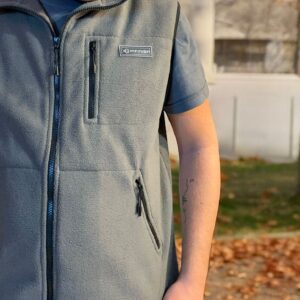 Chalecos Polar INFINISH Gris Claro