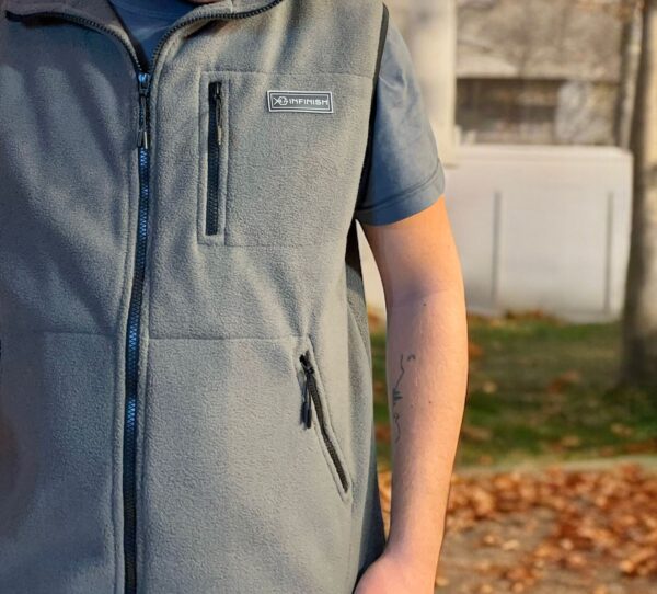 Chalecos Polar INFINISH Gris Claro