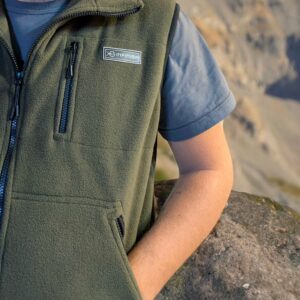 Chalecos Polar INFINISH Verde Musgo