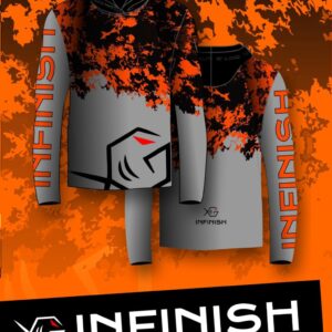 Remera Técnica Infinish Naranja