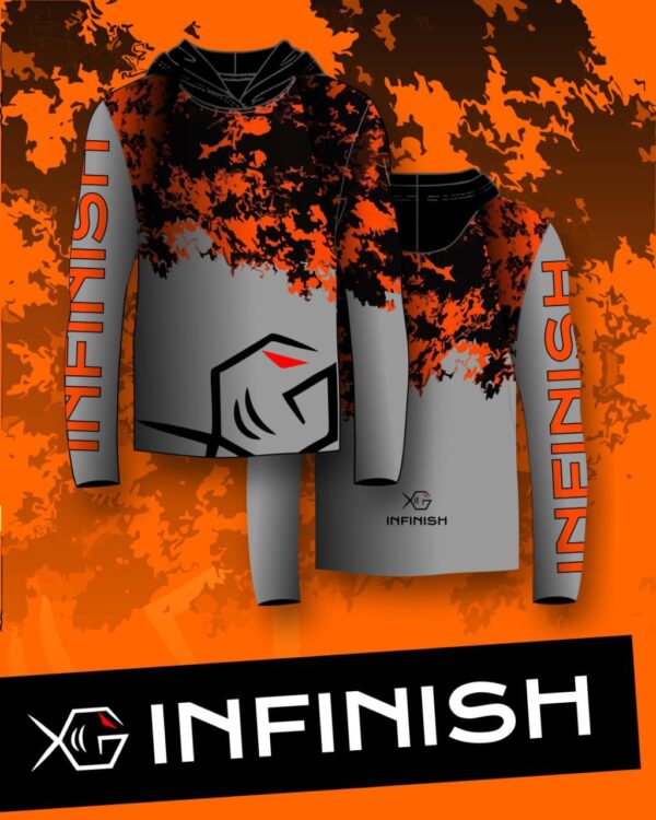 Remera Técnica Infinish Naranja