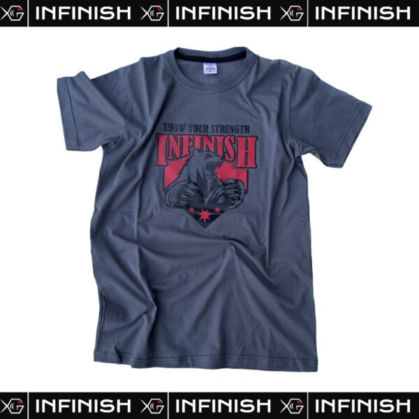 Remera de Algodón Infinish Gris